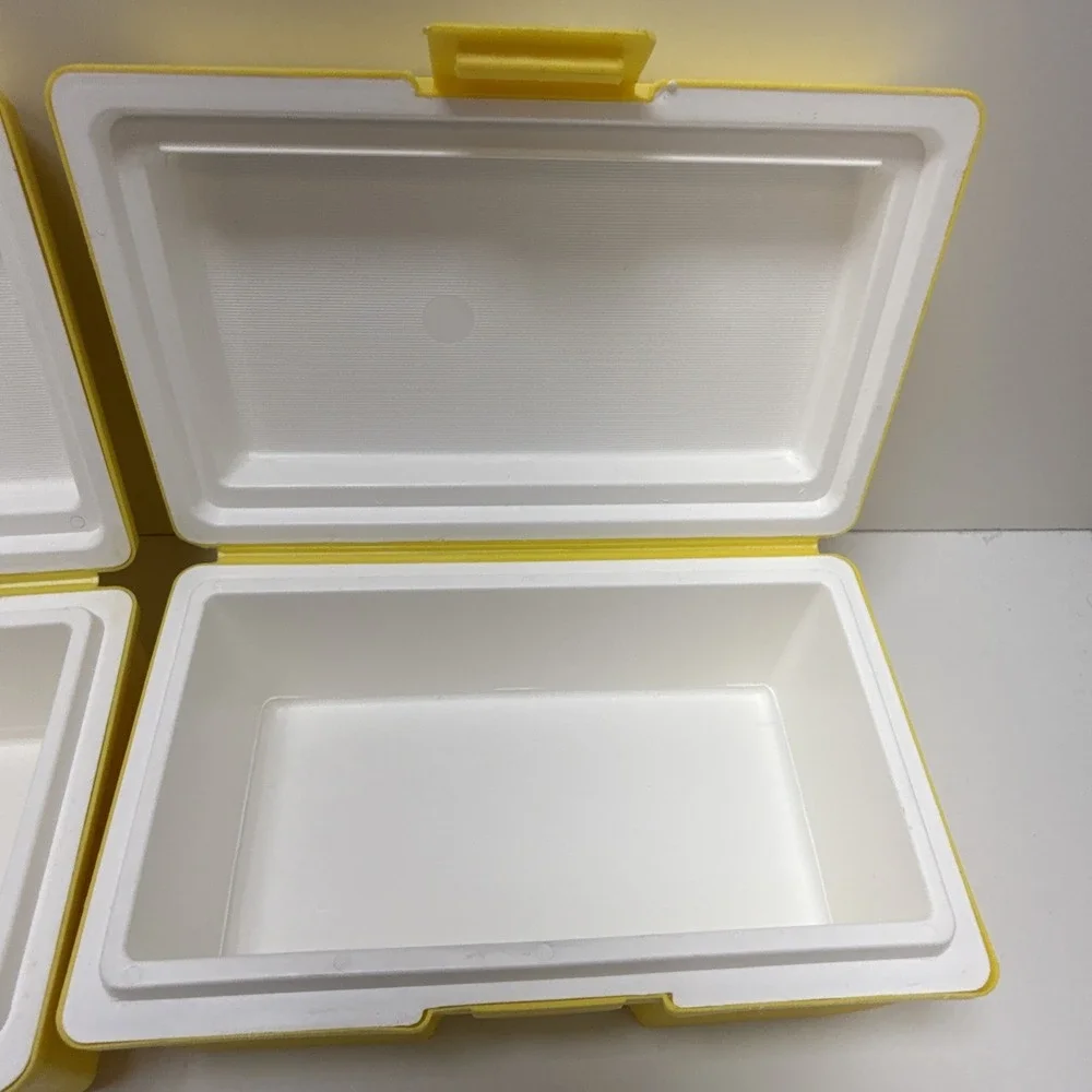 Vintage‎ Clik Cooler Outer Circle Products 1993 Set Yellow NEW Drink Holder